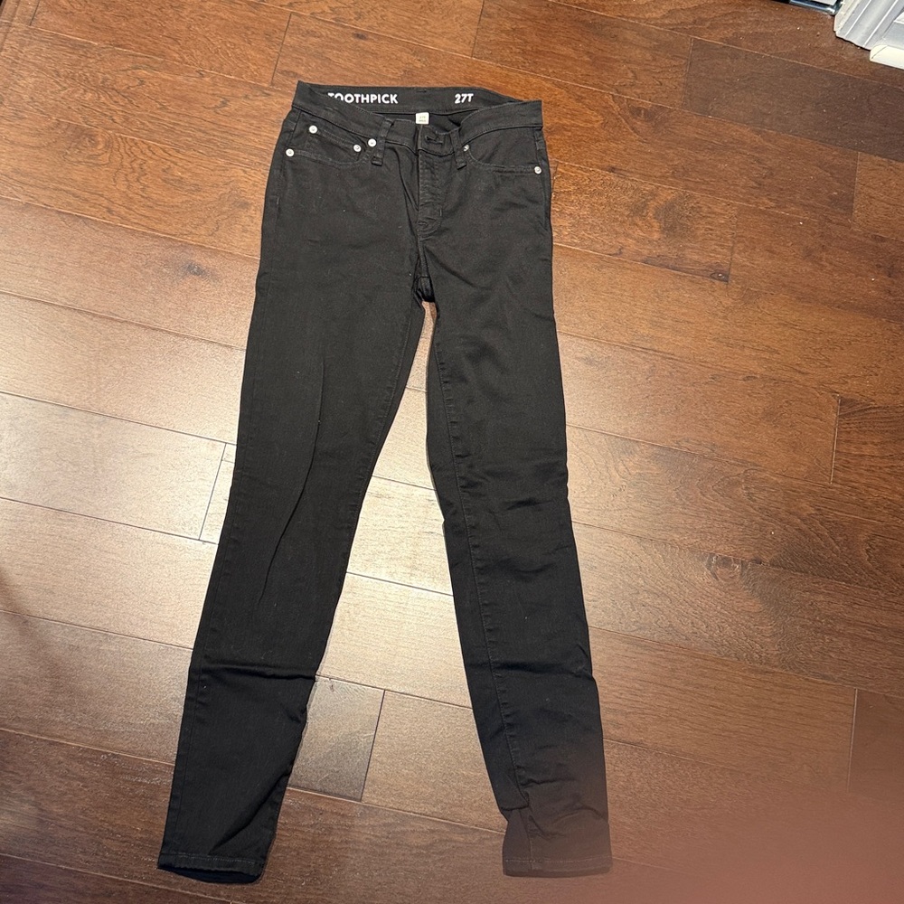 J. Crew Black Skinny Pants